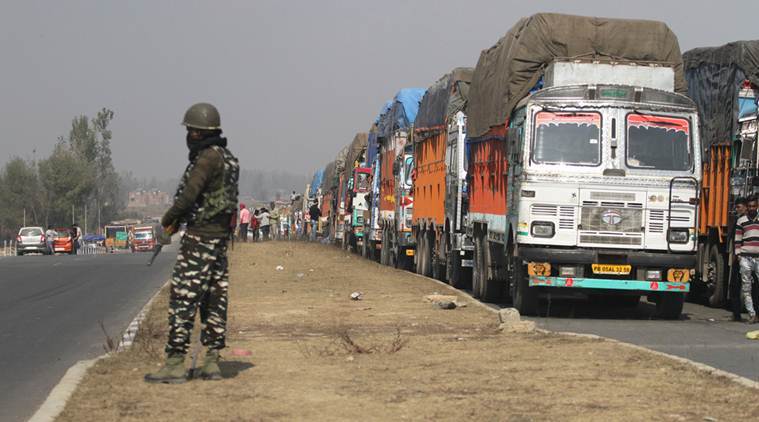 28 kashmir truck driver killed